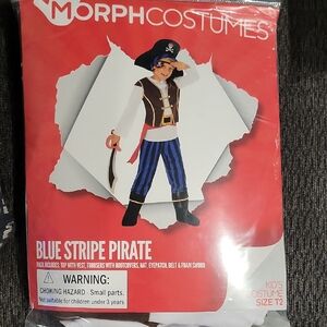 New Blue Strup Pirate Costume. Size 2T.